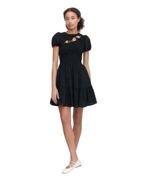 gia mini black dress hill house home size xs